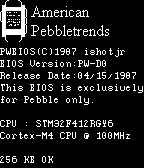 PW-DOS Command Line Watchface Version 1.9 for Diorite / Pebble 2